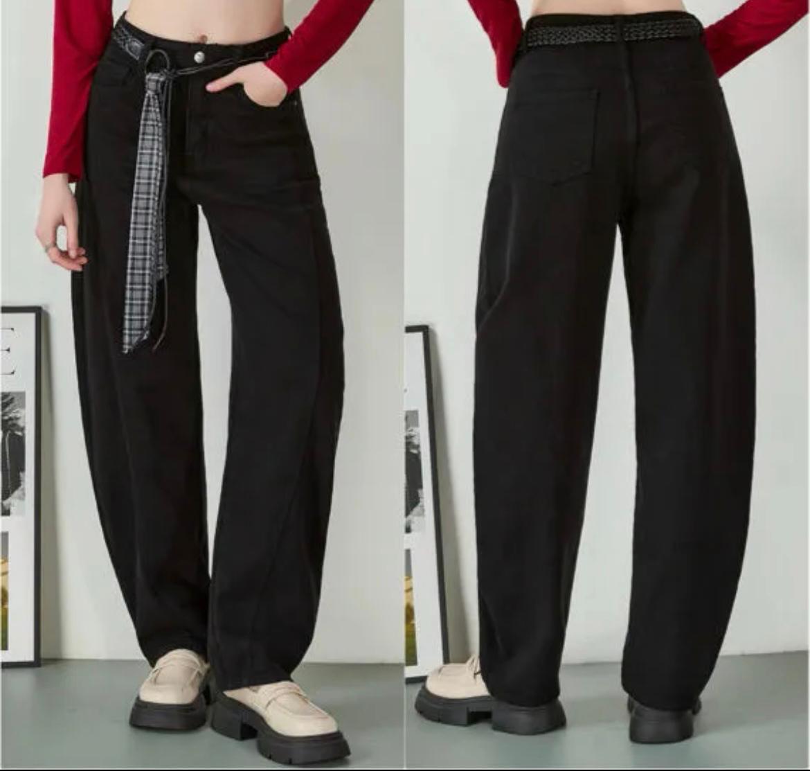 Jeans baggy nero